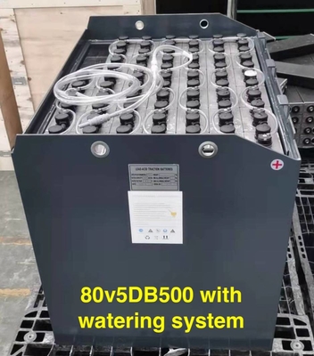 Kundengebundene Zugkraft-Batterie der Bleisäure-500AH 80v für MHE-Gabelstapler mit Bewässerungssystem