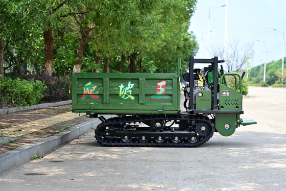 1500 kg Hydraulisches Gummi-Dumping-LKW-Ladegerät Forstmaschinen 1-20km/h GF1500c