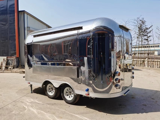 Hot-Selling Airstream Fast-Food-Anhänger Standard-Food-Truck mit vollständiger Küche zum Verkauf