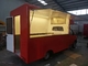 Maßgeschneiderter mobiler Küchenanhänger Pizza Kuchen Frühstückswagen Beweglicher Lebensmittelkorb