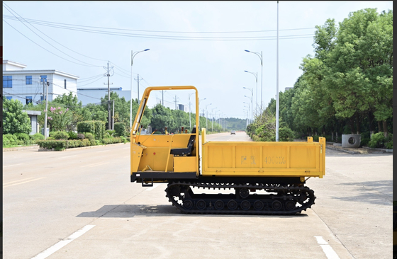 4 Tonnen Palmöl weit verbreitet Crawler Dumper kundenspezifischer Gummi-Spur-Lkw Crawler Dumoer