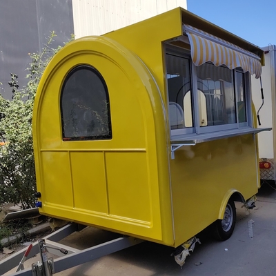 Großhandelspreis Anpassbarer Mini-Eis Trailer mit Glasverstärktem Kunststoff