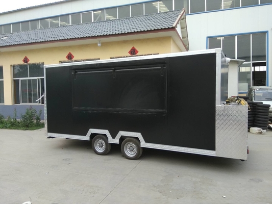 Erschwingliche Outdoor Mobile Küche Hot Dog Cart Halal Pizza Food Truck Mobile BBQ Food Trailer voll ausgestattet