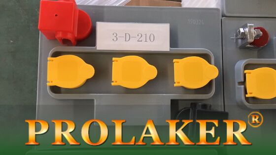 6 Bleisäure-Gabelstapler-Zugkraft-Batterie-tiefer Zyklus des Volt-210Ah 3-D-210 für Golfmobil