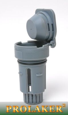 Forklift Batterie Lüftung Stecker - 75 mm PP Grau Stecker für sichere und effiziente Batterie Lüftung.