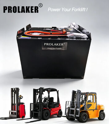 ProLaker Drop-in Lead-Acid Ersatz LiFePO4 Gabelstapler Batterie 24V 48V 80V, 210Ah-880Ah Anpassbar für elektrische Gabelstapler Palettenwagen Stapler Lager Material Handling mit Smart BMS