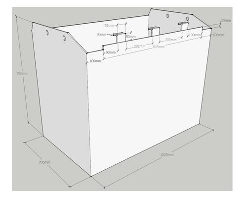 500AH 80v Zugbatterie für Gabelstapler