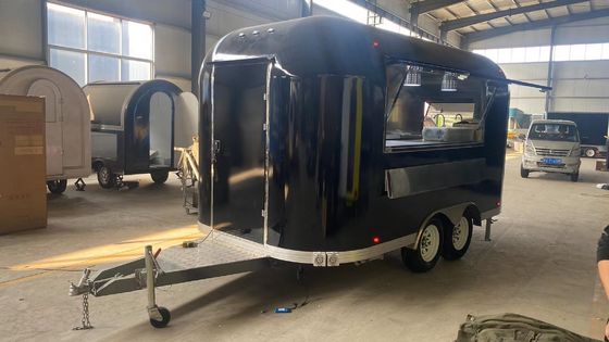Luxus  mobile Lebensmittelanhänger Multifunktionsstraßen-Lebensmittel-LKW Anhänger