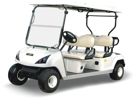 Schnellfahrzeug Portable Leichtgewicht Schnell offen Klappbare Golf-Push-Wagen 4 Sitzplätze Mini-Golf-Wagen Trolley für den Außenbereich