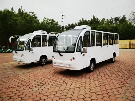 Batteriebetrieb 14 Sitzplätze Sightseeing Bus Elektrofahrzeug für die Landschaft Ort vollständig geschlossener LKW
