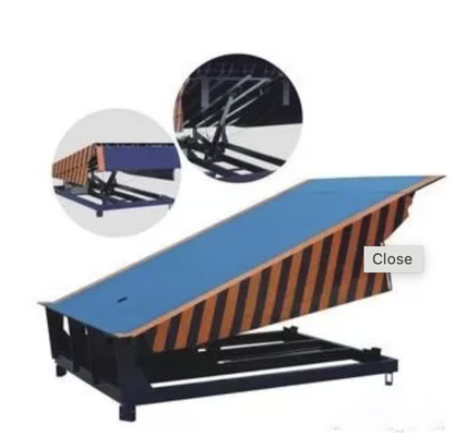 Effizienter stabiler hydraulischer Rampenüberbrücker DCQY6-0.5 6000kg Länge 7m CE-geprüft