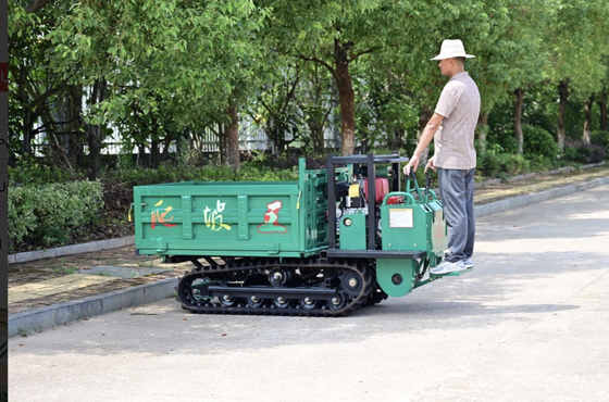Hergestellt 1 Tonnen Crawler-Dumper Gummi-Truck für Palmöl Crawler-Dumper verwendet