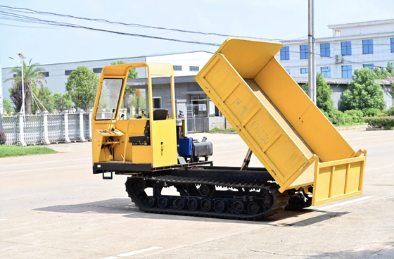 4 Tonnen Palmöl weit verbreitet Crawler Dumper kundenspezifischer Gummi-Spur-Lkw Crawler Dumoer