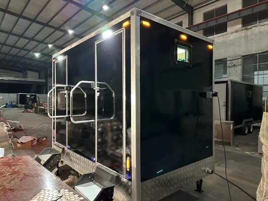 Erschwingliche Straßenabfahrt öffentliche Luxus-Toilette Trailer-Badezimmer tragbare Toilette mobile Toiletten