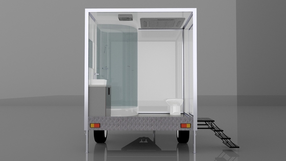 Erschwinglich Funktionell und anpassbar Mobil Single-Dusche Trailer Outdoor Luxus-Badezimmer Toilette