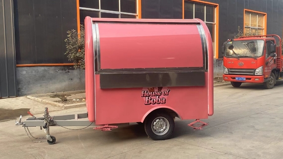 Großhandelspreis Anpassbarer Mini-Eis Trailer mit Glasverstärktem Kunststoff