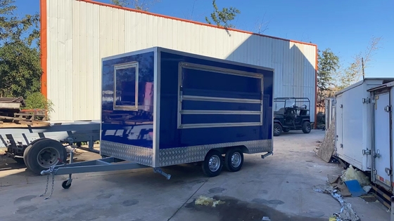Hot-Selling erschwinglich fahrbereit angepasst hohe Qualität 2024 Mobile Food Trailer Snack Food Truck Teeladen Trailer
