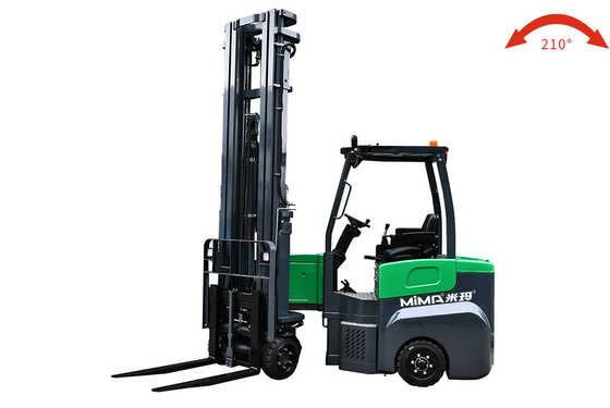 China Mini kleine elektrische Plattform Stacker Gabelheber Gabelheber 2 Tonnen