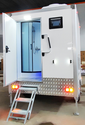 Luxus angepasste Einzelsuite Mobiltoilette DuscheFahrwagen/Porta Potty zum Mieten für Hochzeiten, Festivals, im Freien, Reisen