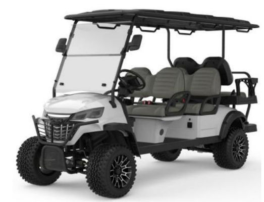 6 Sitzplätze Elektrische Golfkarre mit Blei-Säure-Batterie 8-10 Stunden Ladezeit 110V AC bis DC 48V 20A Smart Onboard-Ladegerät