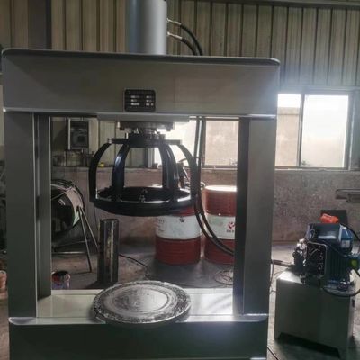 Hochleistungs-TP120-E-Gabelstapler-Reifenpressmaschine für Vollreifen mit Felgen bis zu 15 Zoll