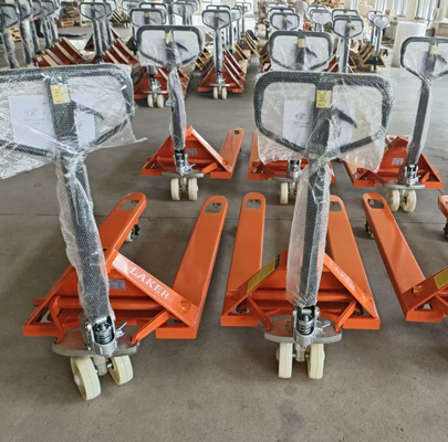 Leichtgängiger 2500kg Handhubwagen mit Nylonrollen