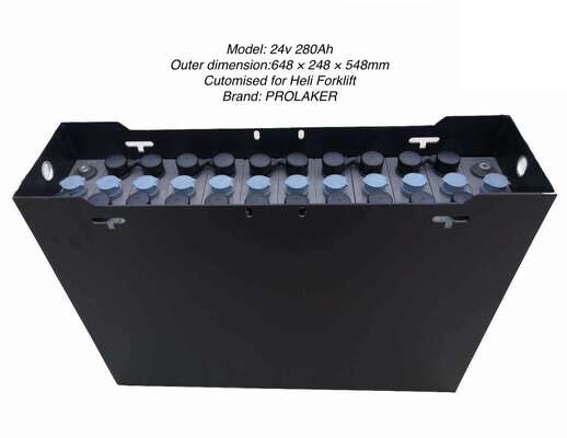 24V 280Ah-Blei-Säure-Forklift-Batterie mit geringer Wartungsleistung für Heli CBD25L-J2