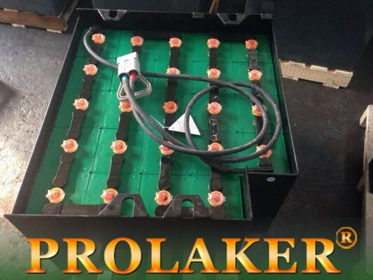 Zugkraft-Batterie des Gabelstapler-440Ah/5hrs, Schrauben-Verbindung der Bleisäure-Gabelstapler-Batterie-48V
