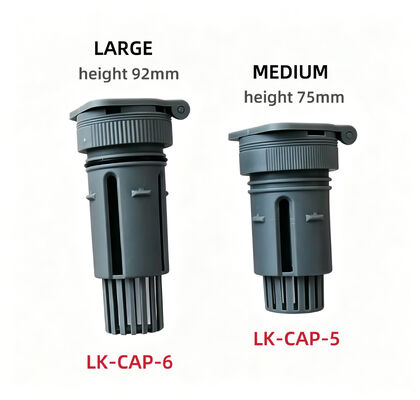 Factory Direct Waterproof Anti-Leak Forklift Battery Vent Plug Dual Sizes 75mm/92mm LK-CAP-5 LK-CAP-6 For Industrial Electric Forklift Pallet Stacker Lead Acid Storage Battery Accessories