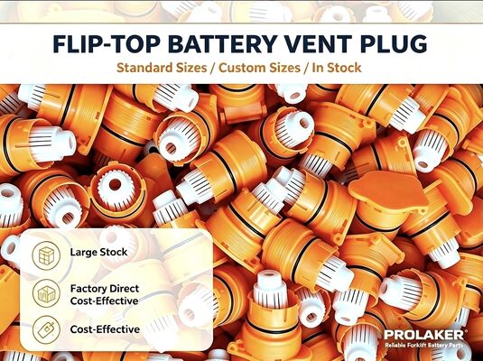Fabrik Großhandel Hochleistungs-Flip Top Vent Cap mit Flammschutz-Dichtdichtdichte Wiederverwendbares Design für Gabelstaplerbatterien