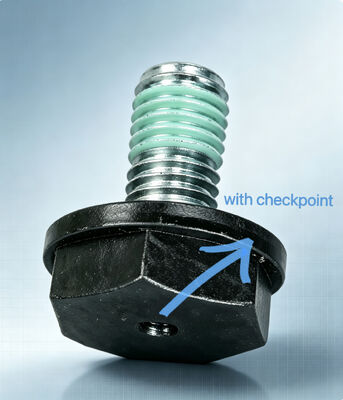 Thread-lock Coated PP+GF Glass Fiber Reinforced M10×22 Plastic Head Bolt for Forklift Battery Insulated Connection