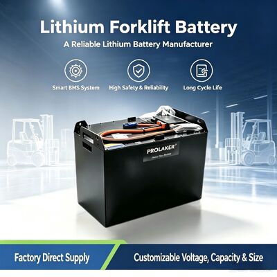 Hochleistungsfähige sichere Lithium-Ionen-Batterie, ausgestattet mit einem zuverlässigen integrierten BMS-Schutzsystem, wartungsfrei und langlebig, kompatibel mit den meisten Gabelstaplermarken