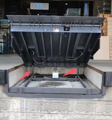 15 Tonnen mobiler hydraulischer Dockleveler für Lagerladungen