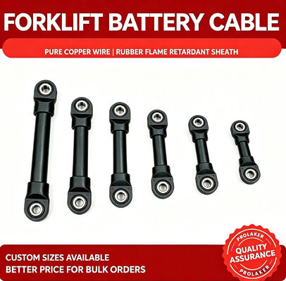 Mehrspezifikations-kundenspezifisches, niederohmiges, hochstabiles industrielles Blei-Säure-Batteriekabel für Gabelstapler, lange Lebensdauer, strenge Qualitätsprüfung, CE-zertifiziert, sofort auf Lager für Großbestellungen