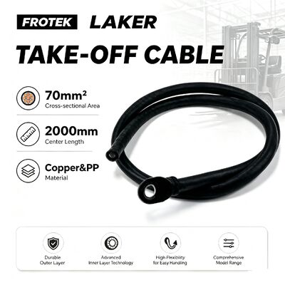 70/2000 Schwerlast-Forklift-Akkuskabel mit hoher Flexibilität und Korrosionsbeständigkeit aus Kupfer für Forklift-Ersatzteile